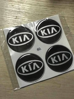 Disc stickers KIA, diam.60mm