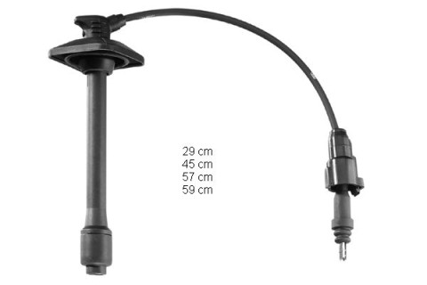 Ignition cables Toyota Avensis 1.6 / 2.0 (3SFE) (1997-2000)