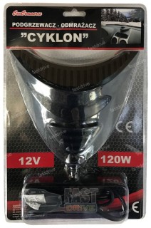 Windshield defroster - CYCLON 12V, 120W