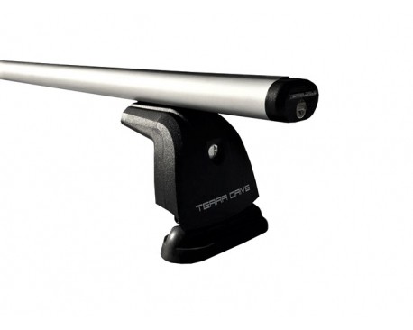 Car roof rack set TERRA DRIVE B-FIX AERO (with fixing pointa), 120cm