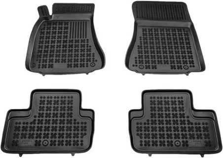 Rubber floor mat set Volvo XC90 (2002-2014) with edges