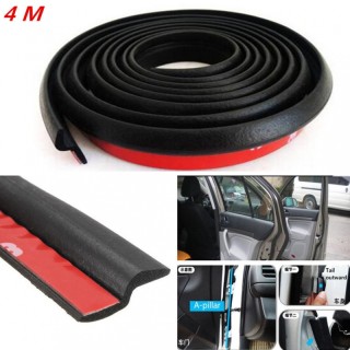 Car Body Door Rubber Seal Stripe (black), 21mmx4m 