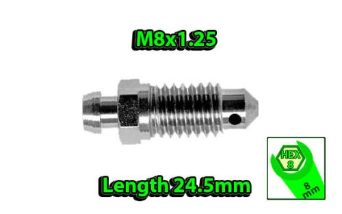 BLEEDER NIPPLE SCREW (BRAKE CALIPER DRUM OR CLUTCH)