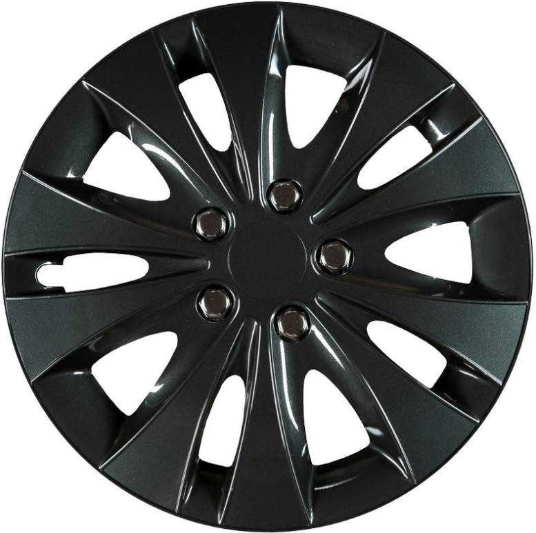 Wheel cover set Storm - Black, 16