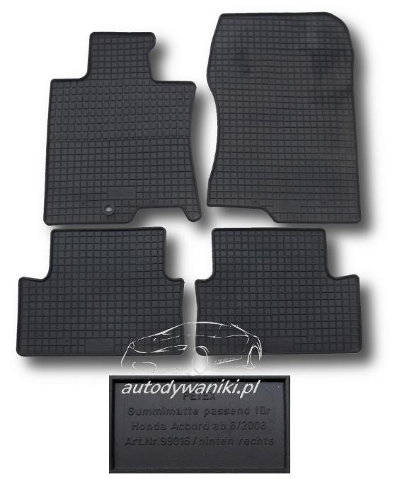 Rubber floor mats set Honda Accord (2008-)