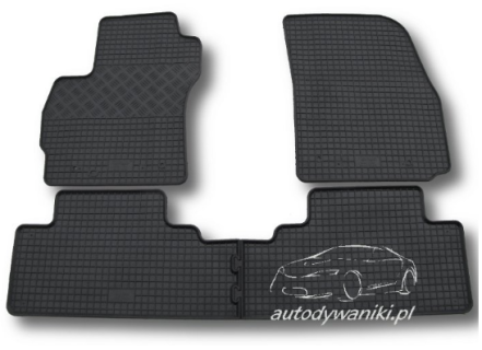 Rubber floor mats set  Mazda 5 (2011-)