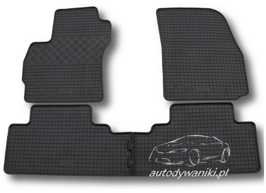 Rubber floor mats set  Mazda 5 (2011-)