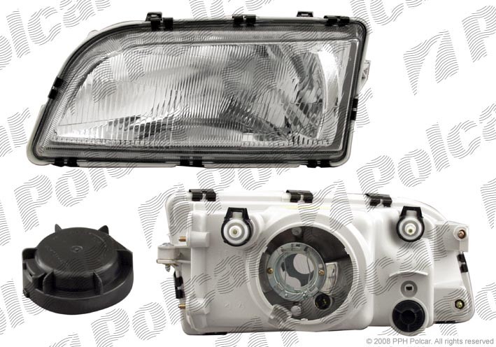 Headlamp  Volvo S40 (1996-19998), right