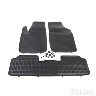 Rubber floor mat set  Citroen Berlingo /Peugeot Partner (1997-2007) with edges