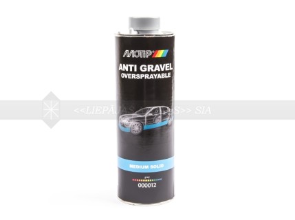 Grey underbody protection (medium solid) MOTIP ANTI GRAVEL, 1L. 