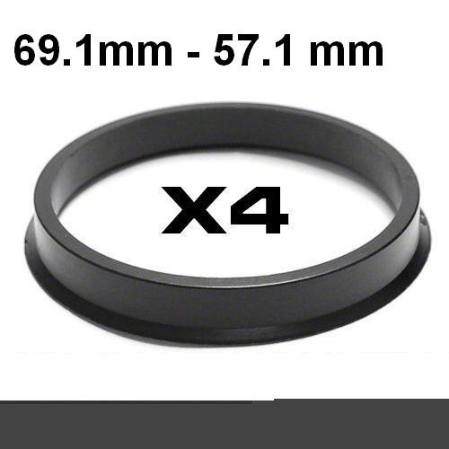 Wheel hub centring ring 69.1mm ->57.1mm 