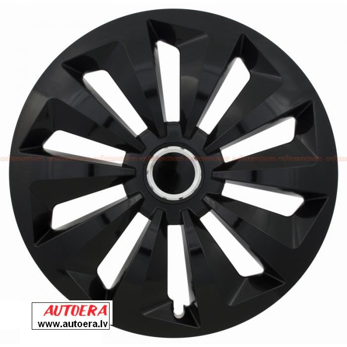 Hubcap set -FOX Ring Black, 13