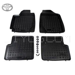 Rubber floor mat set Toyota Corolla IX (2000-2006) with edges