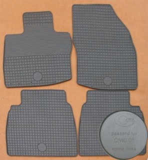 Rubber floor mats set for Honda Civic (2012-)