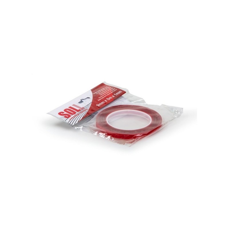 Double Sided Adhesive Tape  - SOLL 9mm x 5m x 1mm