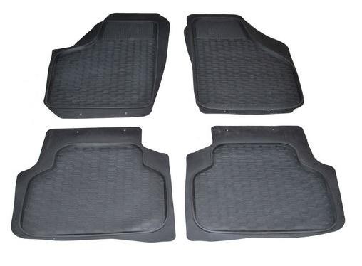Rubber floor mat  set  Skoda Roomster (2006-2015)