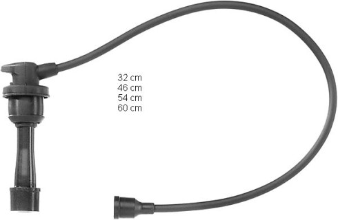 Ignition cables  Mitsubishi Colt 1.8 16V (1992-1996) / Galant 2.0 16V (1988-1992) / Eclipse (1995-1998)