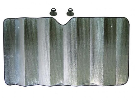 Max-Reflex XL, silver-reflective bubbles sunshade - 130x60 cm