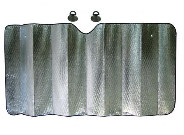 Max-Reflex XL, silver-reflective bubbles sunshade - 130x60 cm