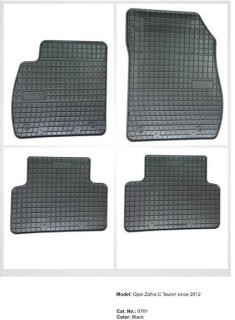 Rubber floor mat  set Opel Zafira C (2011-2020)
