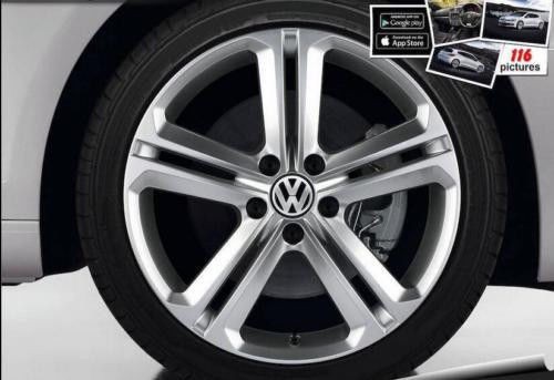 Discs inserts/caps set VW, 4x d-56mm 