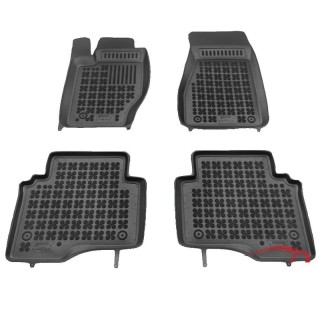 Rubber floor mat  set Skoda Superb (2001-2014) with edges