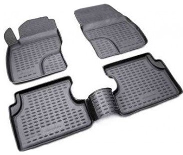 3D Rubber floor mat  set  Lexus NX (2014-2021) with edges