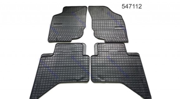 Rubber floor mats set Toyota Hilux (2005-2012)