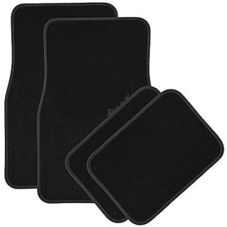 Floor mats set, universal, black