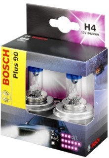 BOSCH H4 60/55W +90% , 12V