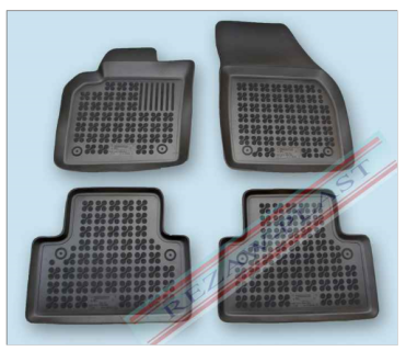 Rubber floor mat set Volvo S40 (2004-2012), with edges