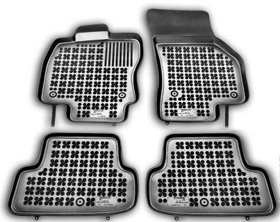 Rubber floor mat set Audi A3 (2012-2019) with edges 