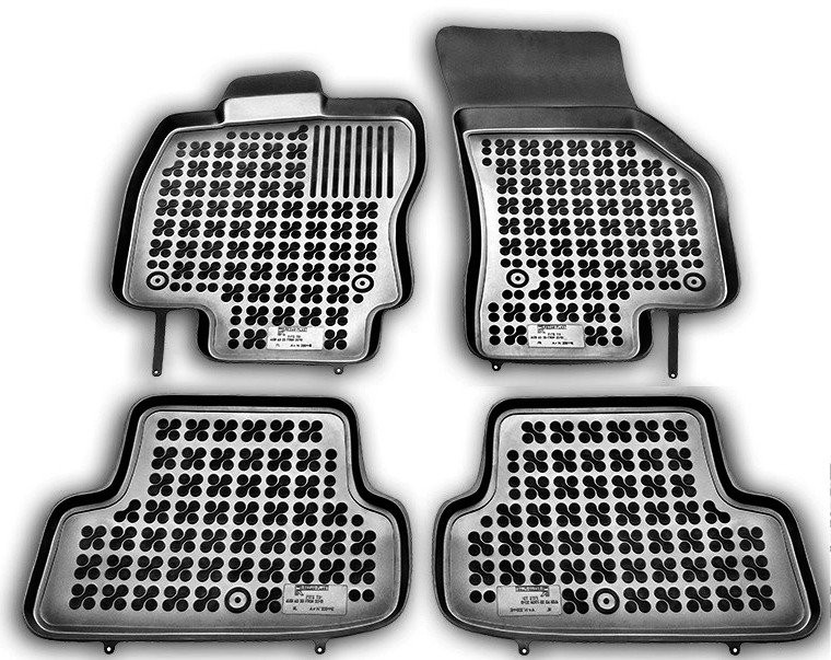 Rubber floor mat set Audi A3 (2012-2019) with edges 