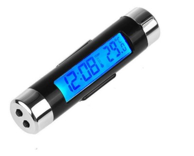 Termometrs with clock (w/ batteries)
