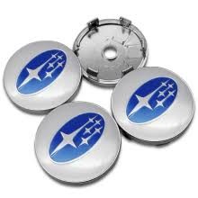 Discs inserts/caps set SUBARU, 4x d-56mm 
