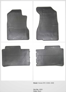 Rubber floor mats set Honda CR-V (2002-2007)