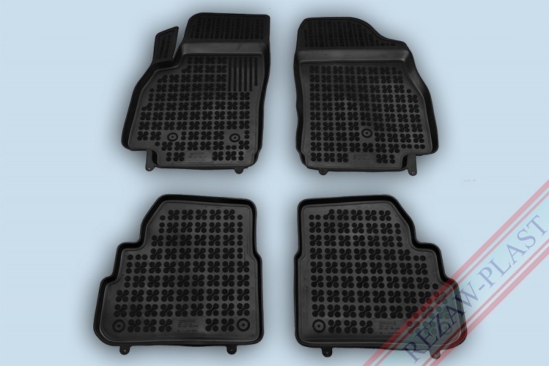 Rubber floor mat  set  Opel Karl (2015-) with edges