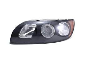 Headlamp  Volvo S40 (2003-2007), left