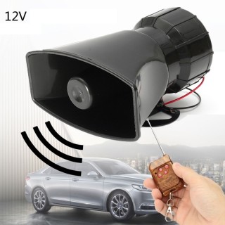 Siren horn with remote control, 100W, 12V