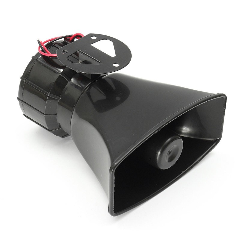 Siren horn with remote control, 100W, 12V