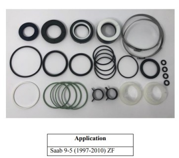 Steering rack repair kit for Saab 9-5 (1998-2010)