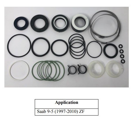 Steering rack repair kit for Saab 9-5 (1998-2010)