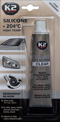 Tranparent silicone sealant - K2, 85g. 