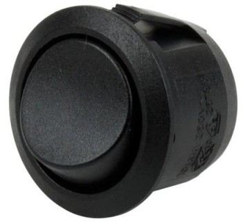 Round switch On/Off, 12V, 20A (interruptor) 