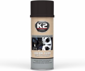 Gloss Black color rubber-type paint - K2 Plasti Dip, 400ml.