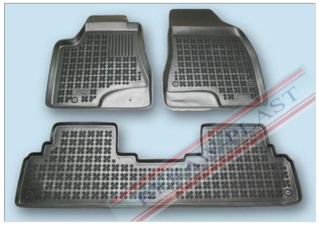Rubber floor mat  set  Lexus RX 450h (2009-2012) with edges