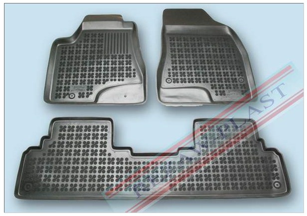 Rubber floor mat  set  Lexus RX 450h (2009-2012) with edges
