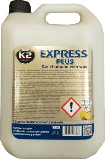 Car shampoo with wax (lemon smell), 5L.