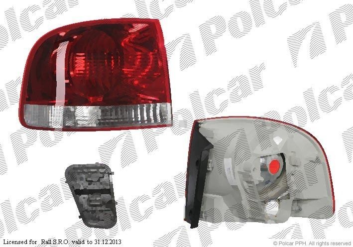 Tail lamp VW Touareg (2002-2006),corner right