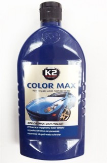 Blue color car polish - K2 Perfect COLOR MAX, 500ml.